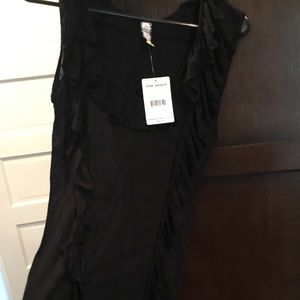 Free people ruffle top. Size small. New with tags